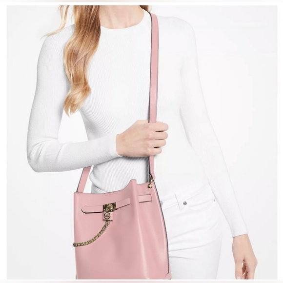 NWT Michael Kors Hamilton Legacy Handbag
Smokey Rose Leather - Picture 3 of 8